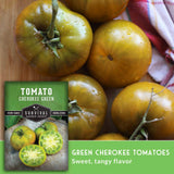 Cherokee Green Tomato Seeds - Green Beefsteak Heirloom