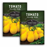 2 Packets of yellow pear tomato seeds