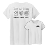 Ladies Tee - Grow. Eat. Survive.