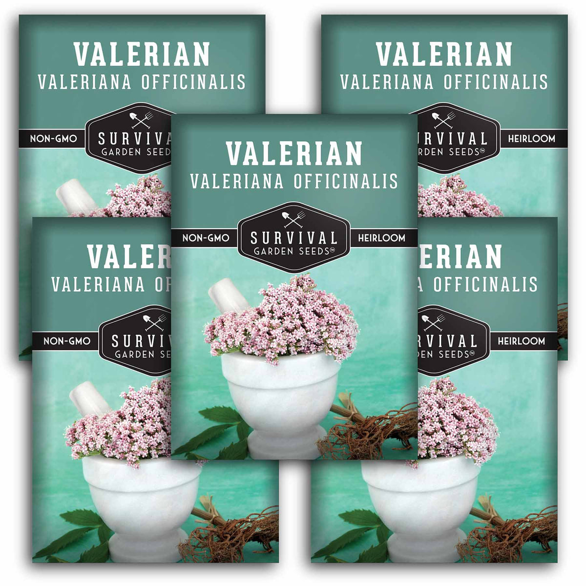 5 packets of Valerian seeds