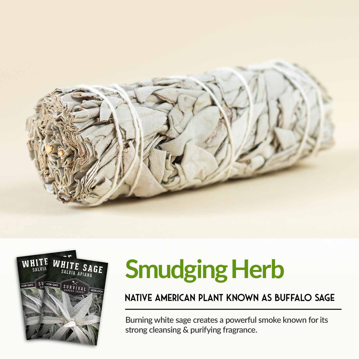 White Sage is a smudging herb