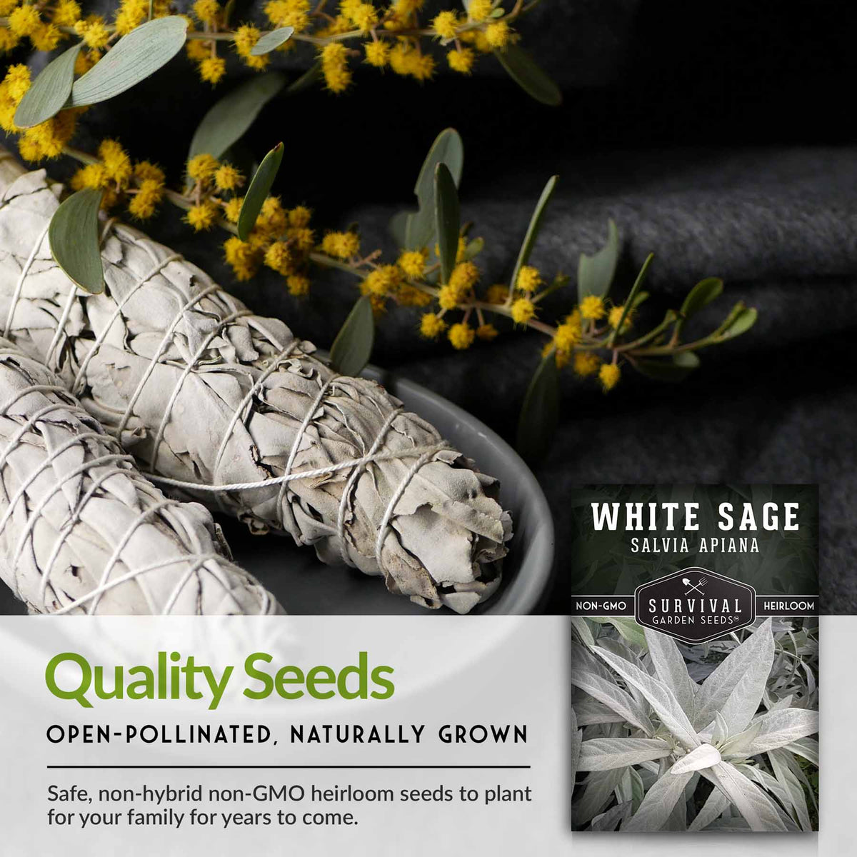 Quality Seeds open-pollinated, naturally grown