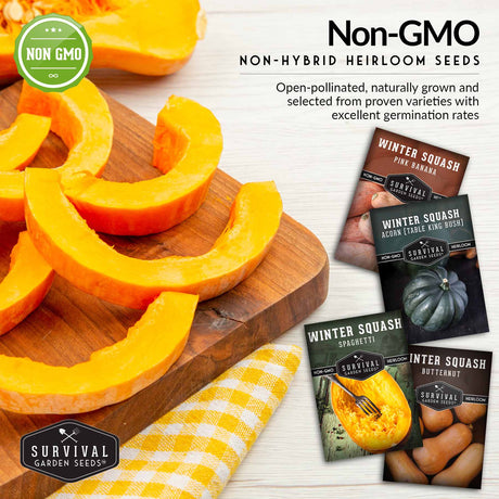 Non GMO, non-hybrid, heirloom seeds