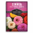 1 Pack of California Zinnia Seeds