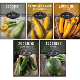 Zucchini squash collection