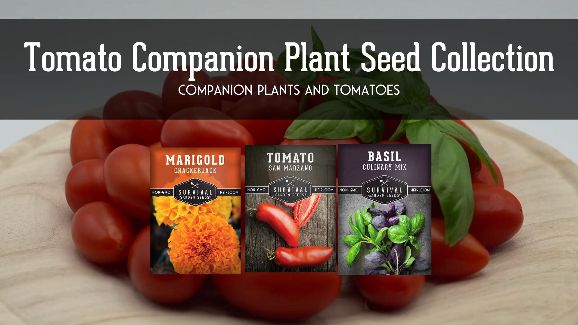 Tomato Companion Plant Seed Collection – SurvivalGardenSeeds