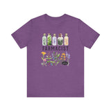 Unisex Cotton Tee - Farmacist - front - Heather Purple