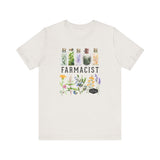 Unisex Cotton Tee - Farmacist - front - White