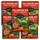 5 Packets of Pollinator Seed Mix for Butterflies