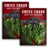 Ruby Red Rhubarb Swiss Chard Seeds