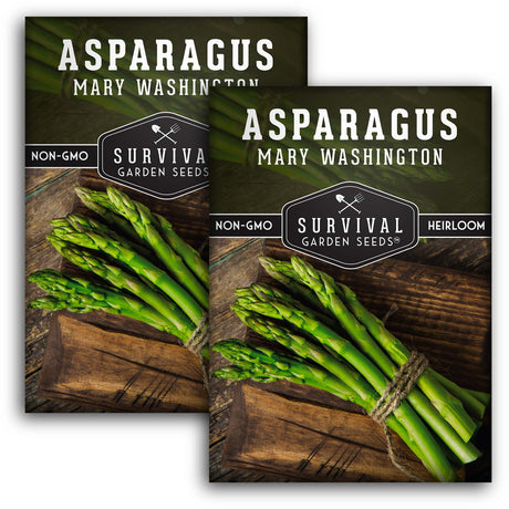 2 Packets of Mary Washington Asparagus seeds