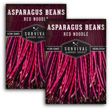 2 Packets of Red Noodle Asparagus Beans