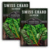 2 Packets of Rainbow Swiss Chard seeds