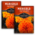 2 Packets of Crackerjack Marigold seeds