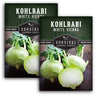 White Vienna Kohlrabi Seeds