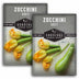 2 Packets of Grey Zucchini seeds