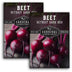 2 Packets of Detroit Dark Red Beet seeds