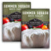 2 Packets of White scallop summer squash seeds