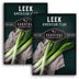 2 Packets of American Flag leek seeds