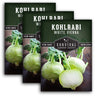 White Vienna Kohlrabi Seeds