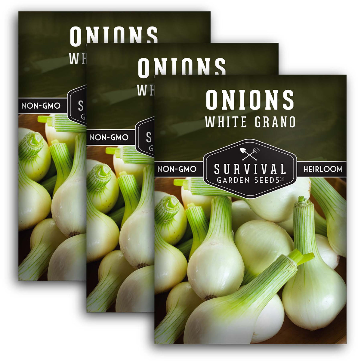 White Grano Onion Seeds - Short Day Onion