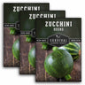 3 Packets of Round Zucchini seeds