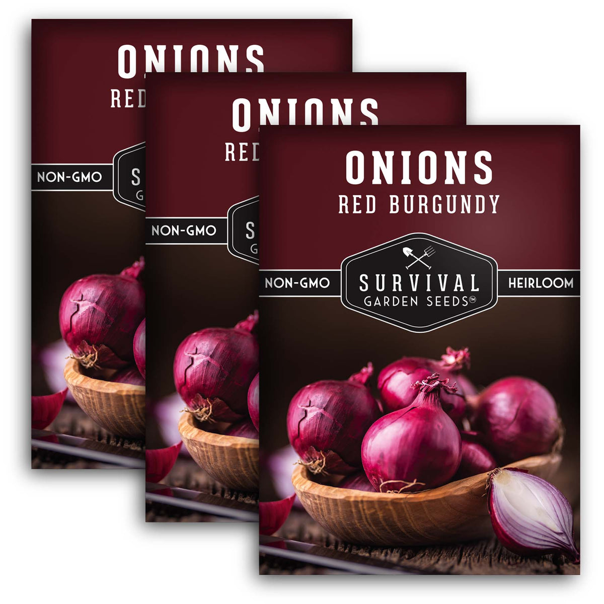 Burgundy Red Onion Seeds - Short Day Onion