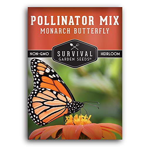 Pollinator Flower Seed Mixture for Attracting Monarchs, Butterflies, &amp; More