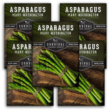 5 Packets of Mary Washington Asparagus seeds