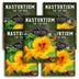 5 Packets of Tip Top Mix Nasturtium seeds