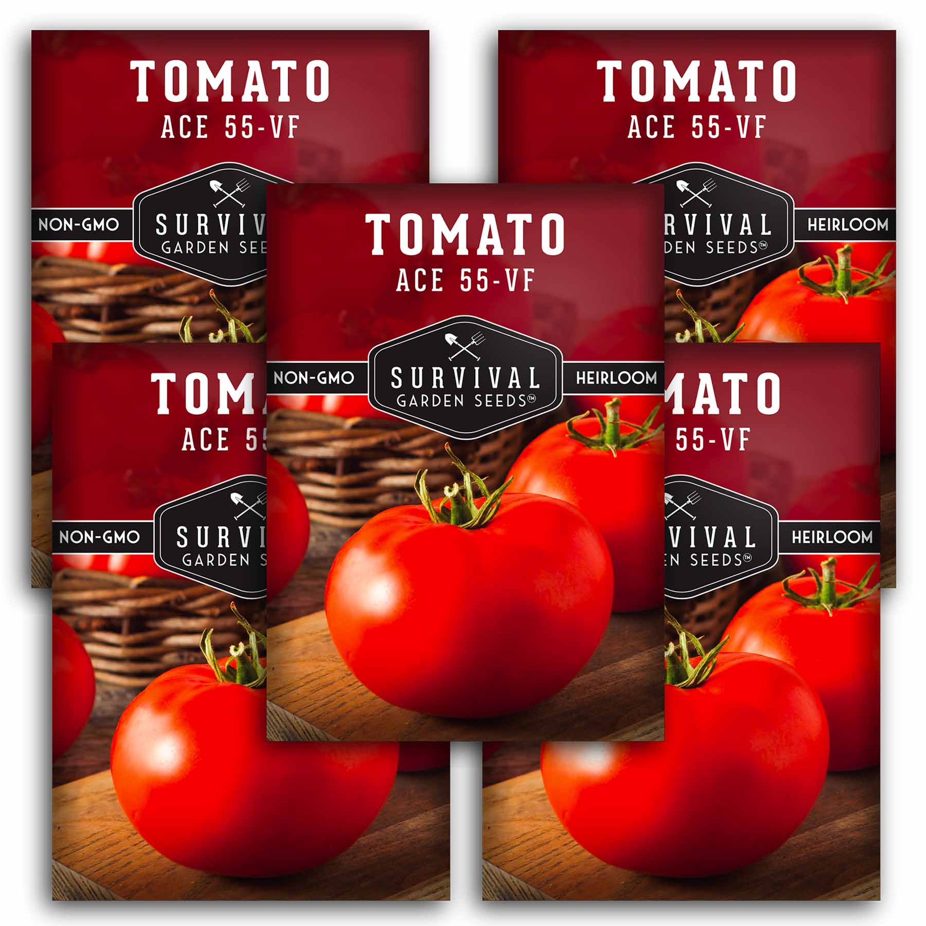 Ace 55-VF Tomato – Heirloom Low-Acid Seeds – SurvivalGardenSeeds