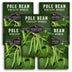 5 Packets of Kentucky Wonder Pole Bean seeds