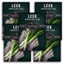 5 Packets of American Flag Leek seeds