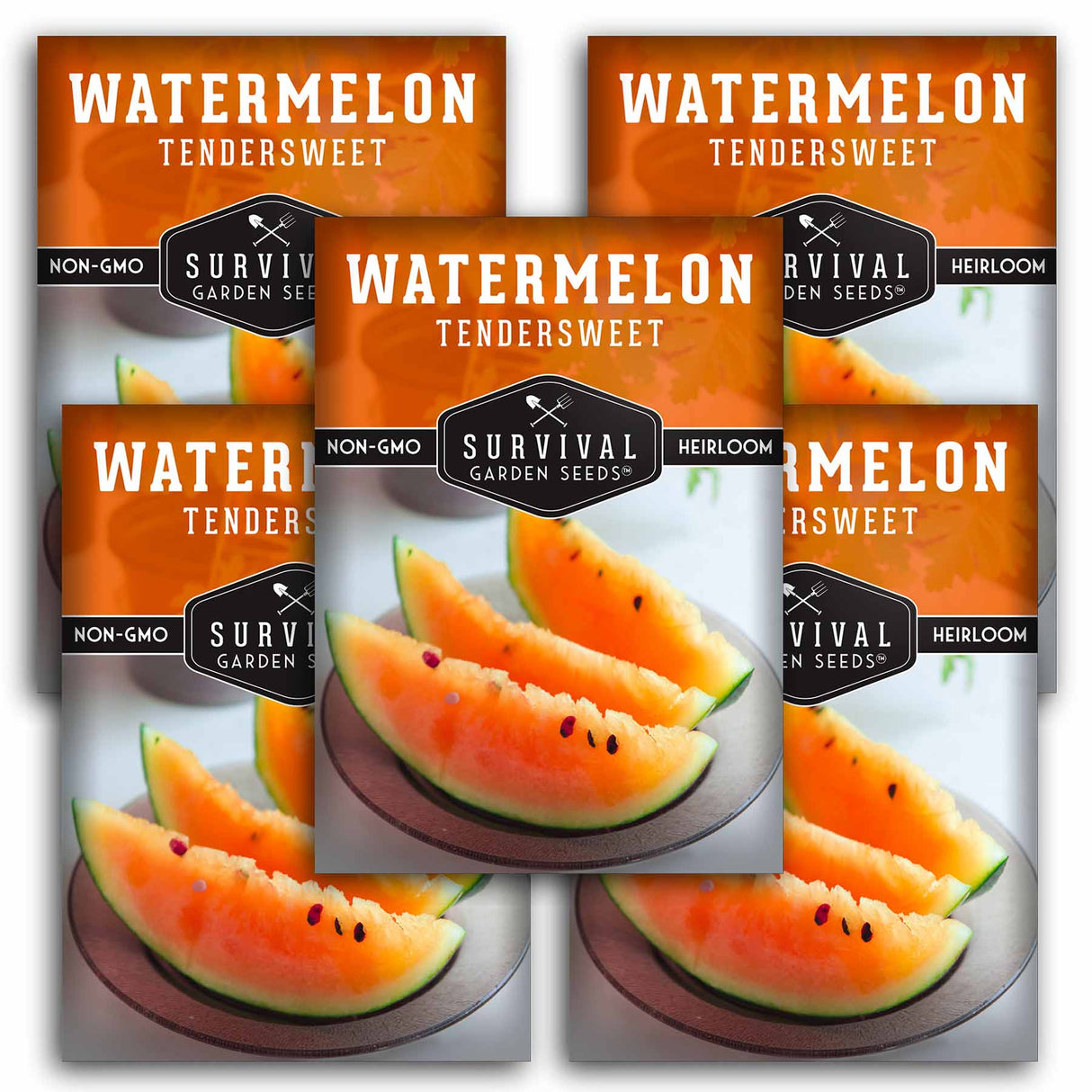 5 Packets of Tendersweet Watermelon seeds