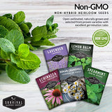 Non-GMO, non-hybrid, open-pollinated heirloom seeds