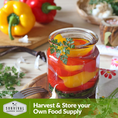 Harvest and store your own food supply