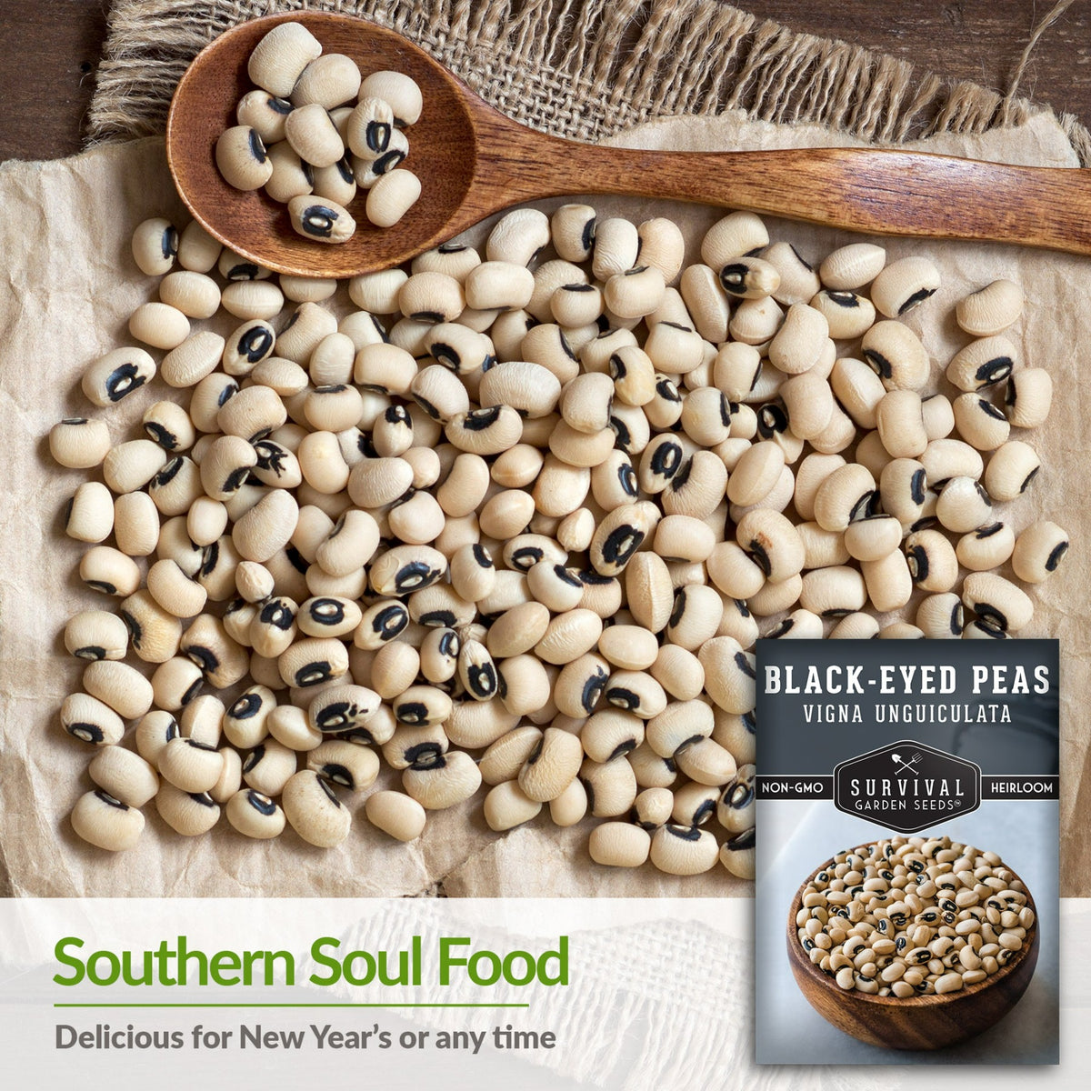 Black-eyed peas are a southern soul food