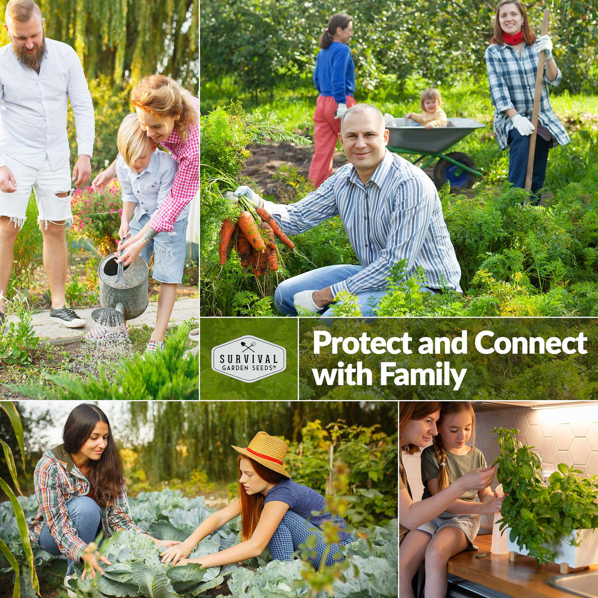 Protect and connect to family in the garden