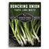 Tokyo Long White Bunching Onion seeds for planting