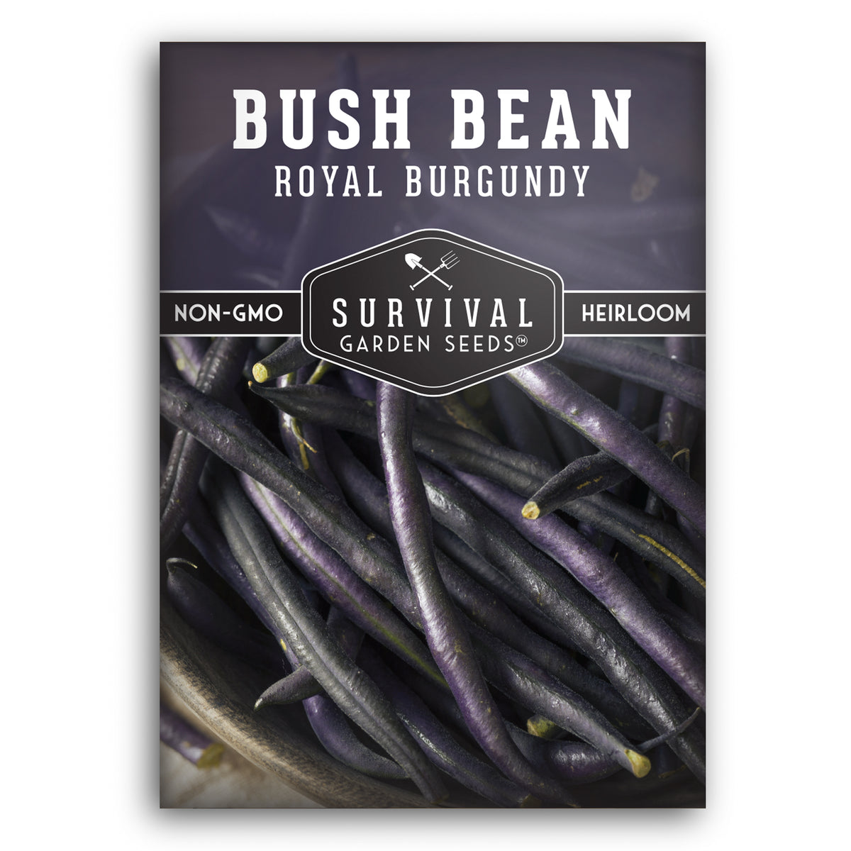 Royal Burgundy Bush Bean Seed