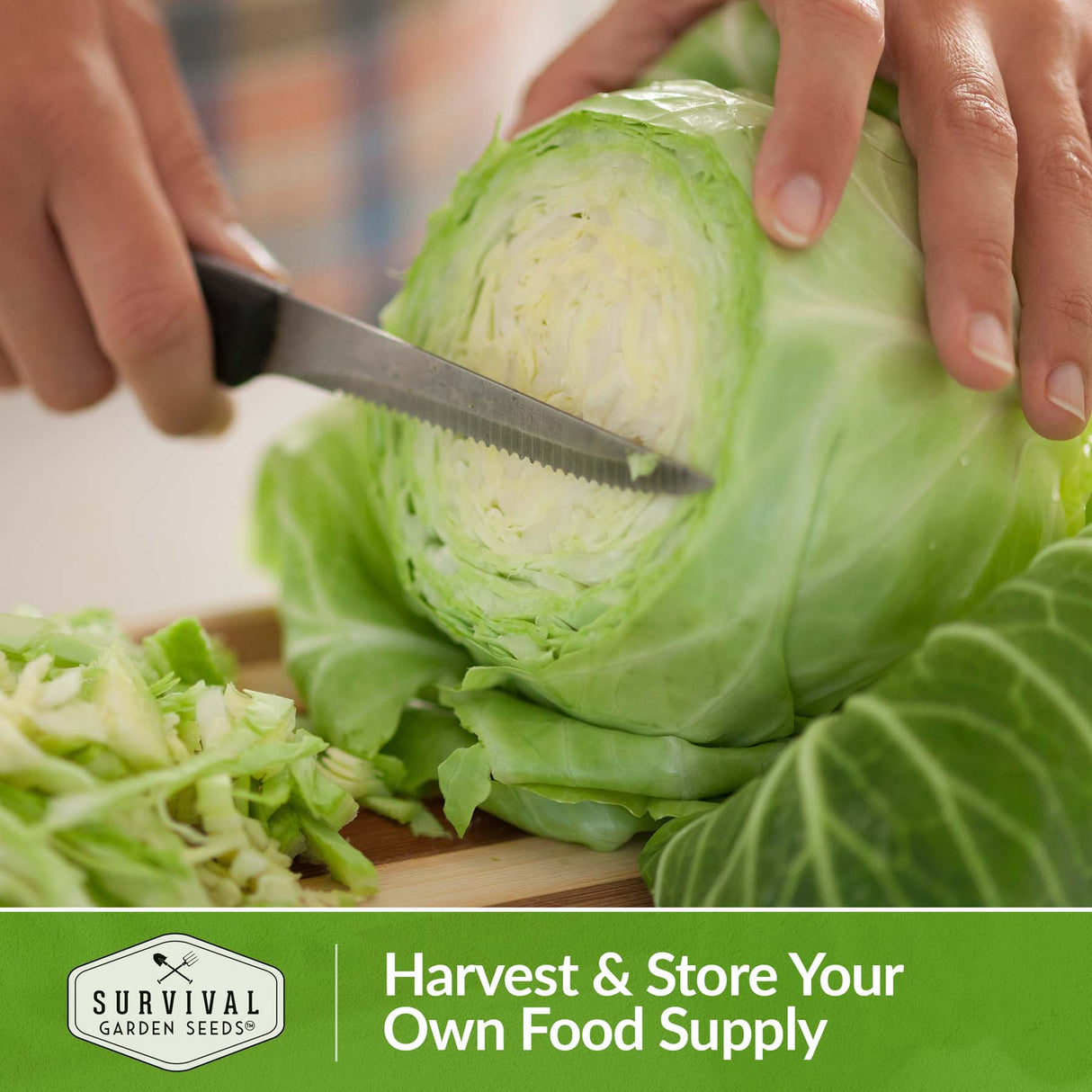 Harvest and store your own food supply