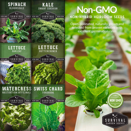 Non-GMO non-hybrid heirloom vegetable seeds