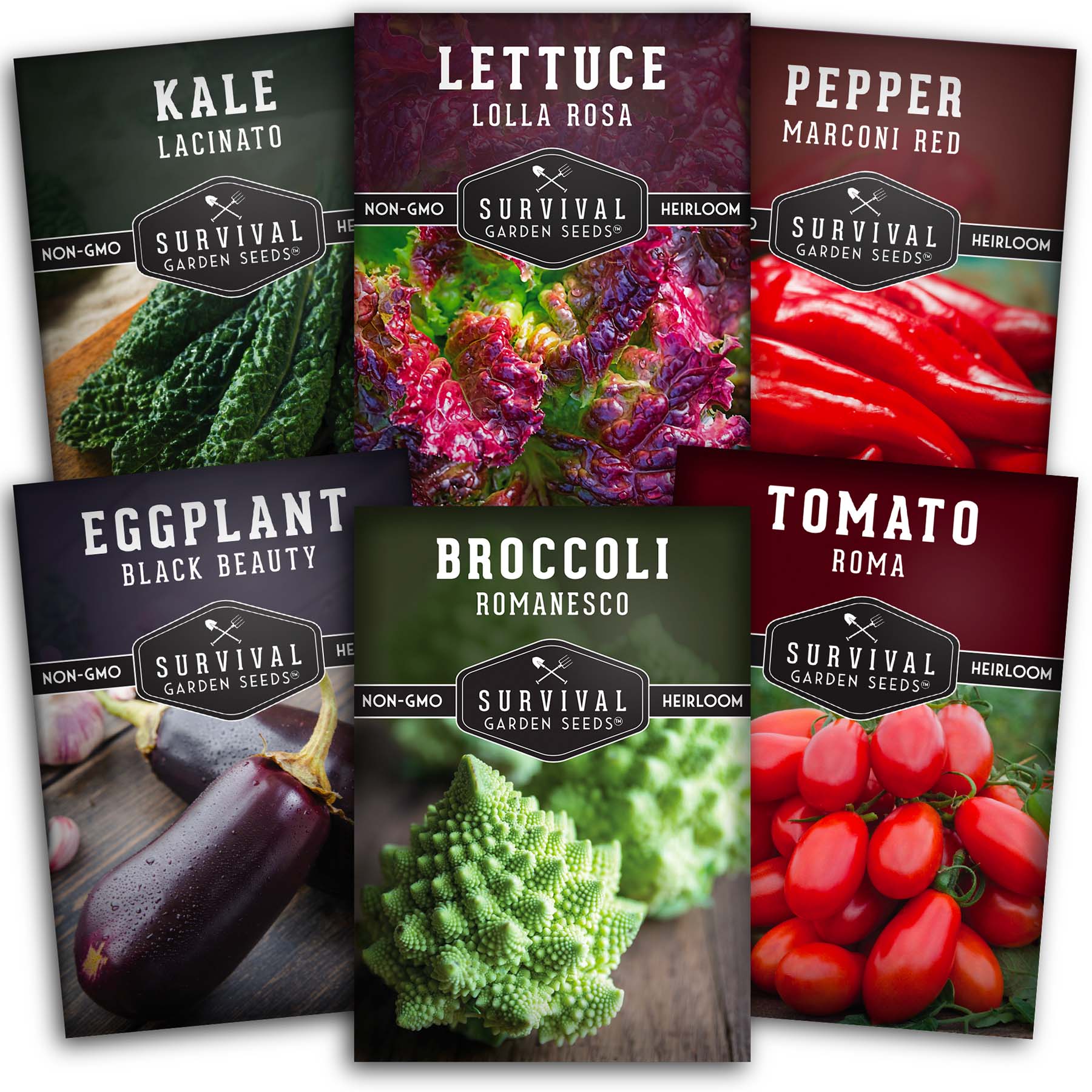 Italian Vegetable Seed Collection - 6 Varieties