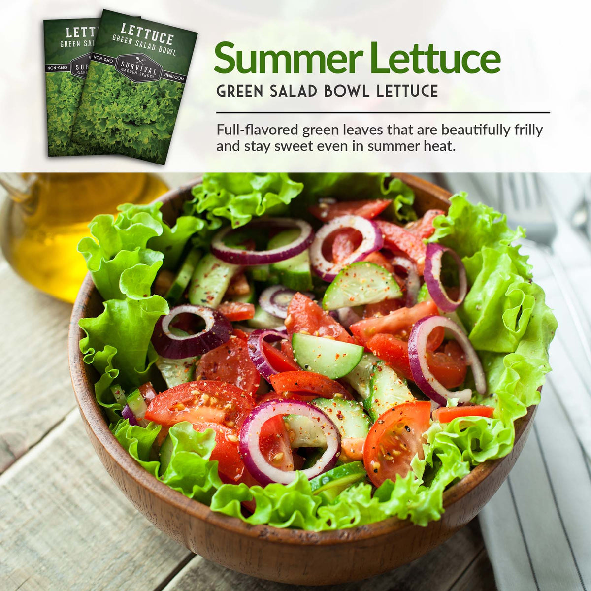 Green Salad Bowl Lettuce Seed