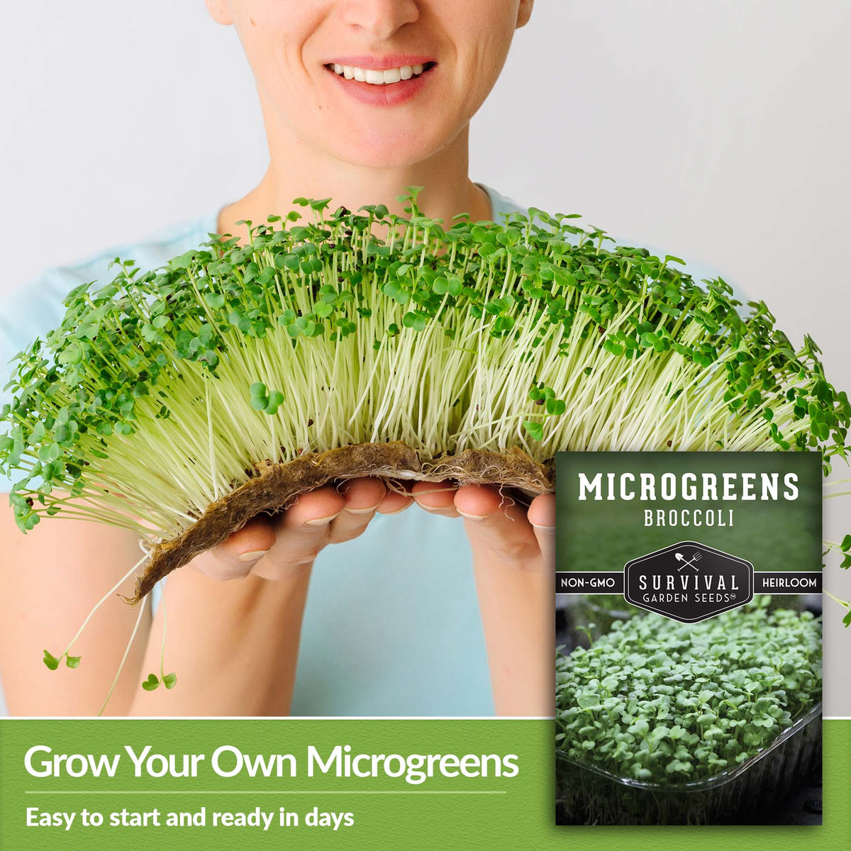 Grow your own microgreens ready to eat in days