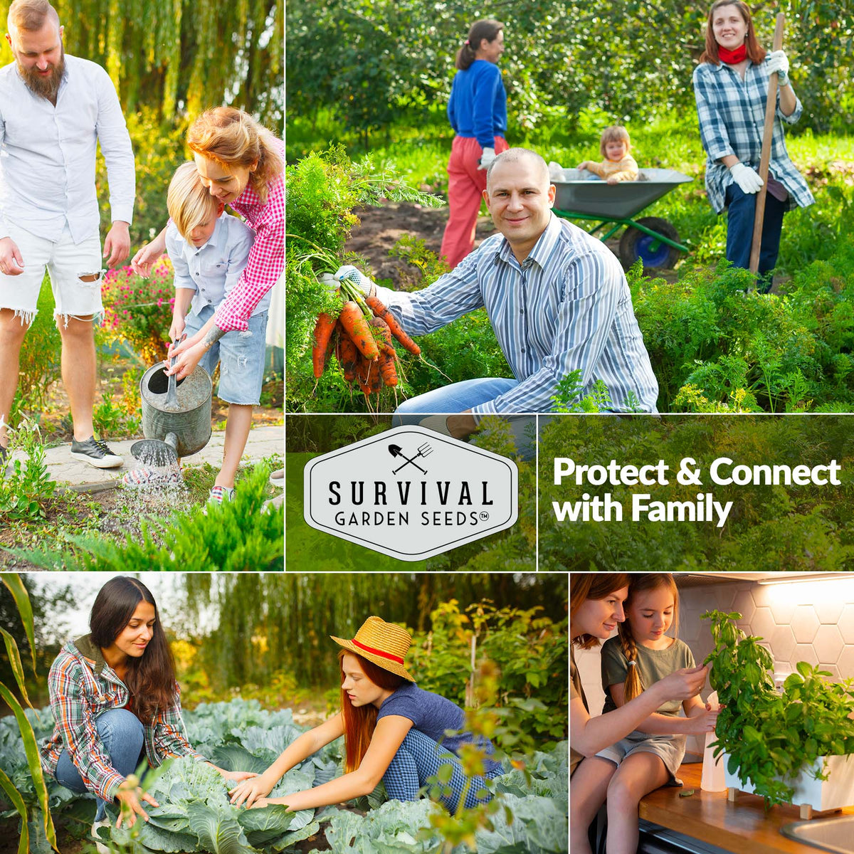 Protect and Connect with Family in the garden