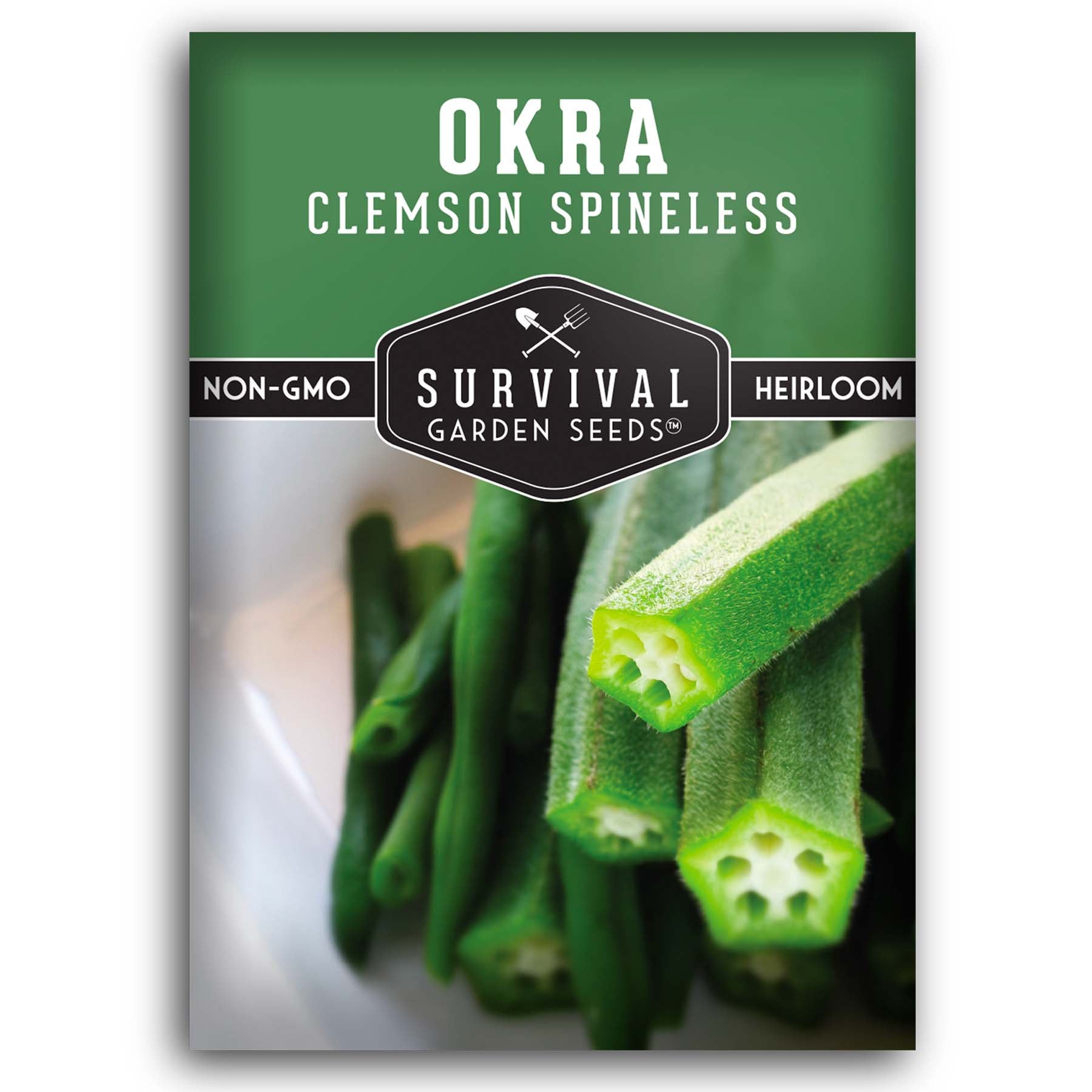 Clemson Spineless Okra Seeds for planting
