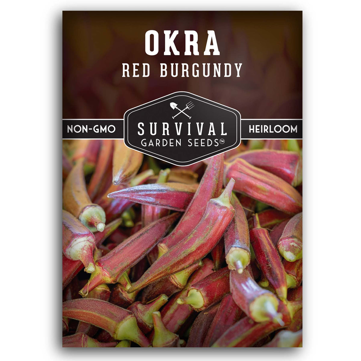 Red Burgundy Okra Seed for planting