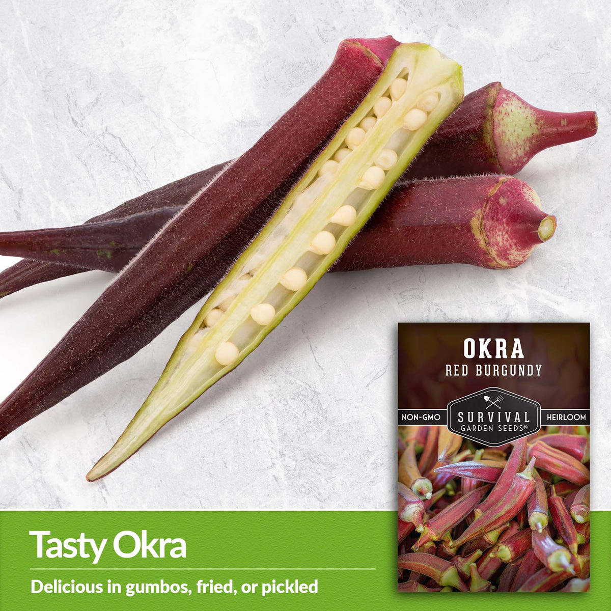 Okra is delicious in gumbos, fried or pickled