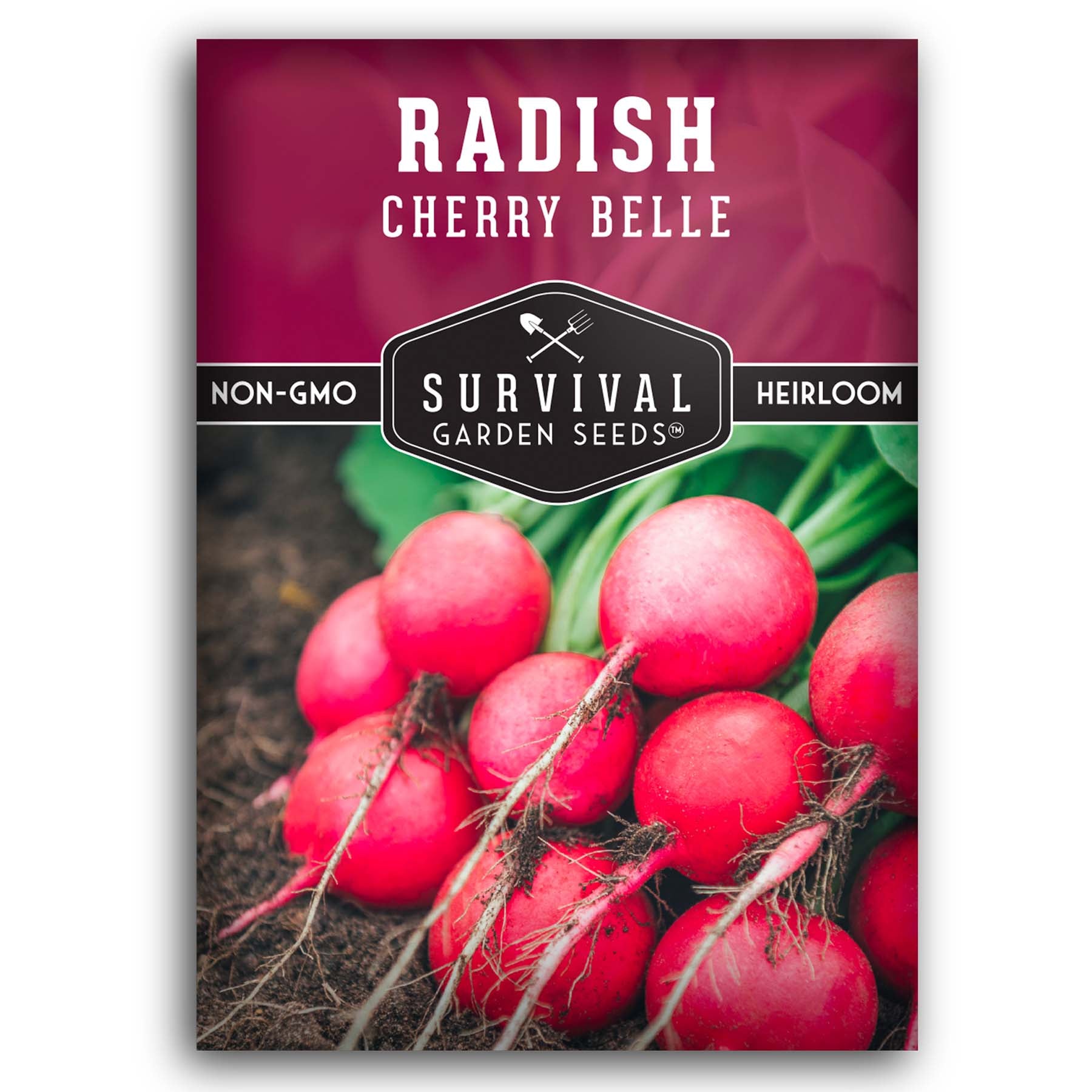 Cherry Belle Heirloom Radish Seeds – SurvivalGardenSeeds